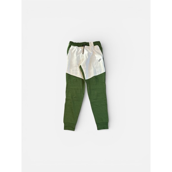 Nike Tech Fleece Joggers Green White Colorblock Mens Full Set (M) - Picture 4 of 9